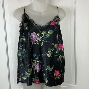 Victoria's Secret Black Floral Camisole